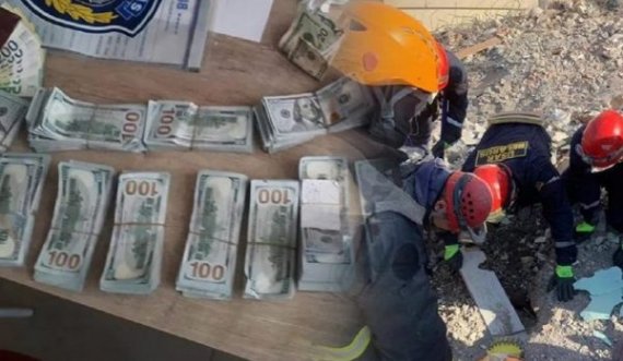 Ekipi i kërkim-shpëtimit në rrënoja gjejnë 150 mijë dollar në Turqi