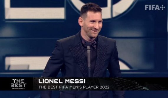 Messi fiton çmimin 'Futbollisti më i mirë' nga FIFA
