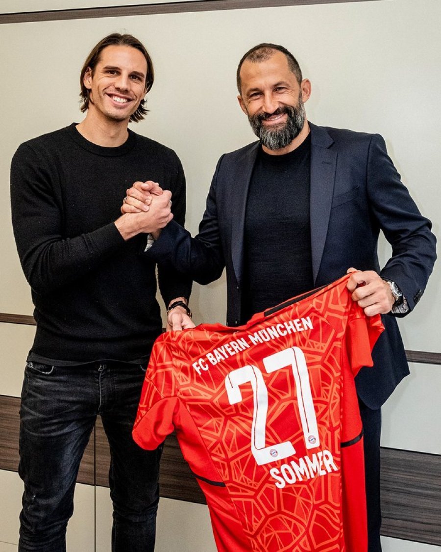 Bayern Munchen prezanton Yann Sommer, detajet e kontratës së portierit zviceran