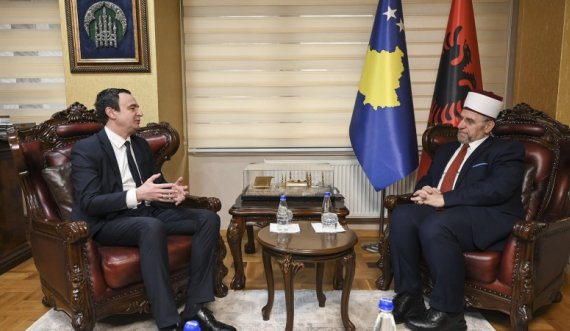 Myftiu Tërnava pret në takim kryeministrin Kurti