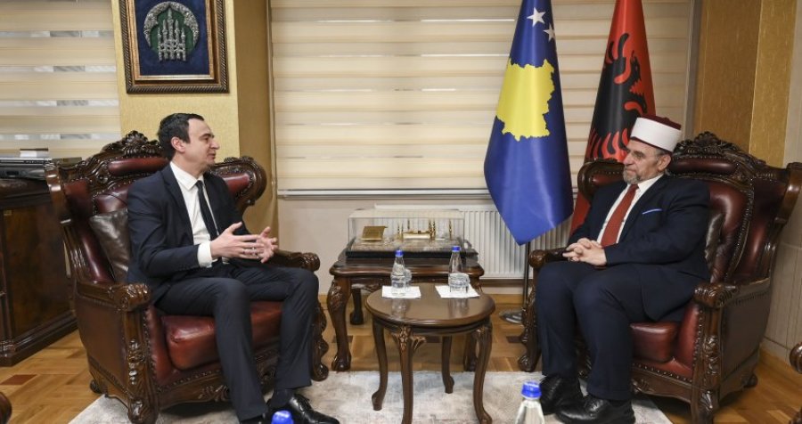 Myftiu Tërnava pret në takim kryeministrin Kurti