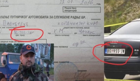Ky është Stevan Paviçeviq, udhëheqës i “Mbrojtjes Civile” i përfshirë në automjetin e Serbisë që u kap me armatim
