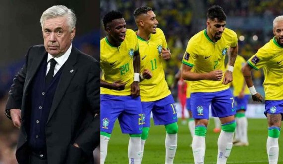 Në Brazil të dashuruar pas Ancelottit: Ku zbarkon ai, vjen fitorja