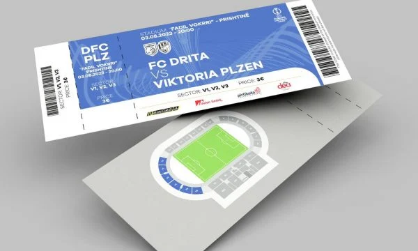 Dalin në shitje biletat e ndeshjes Drita – Viktoria Plzen