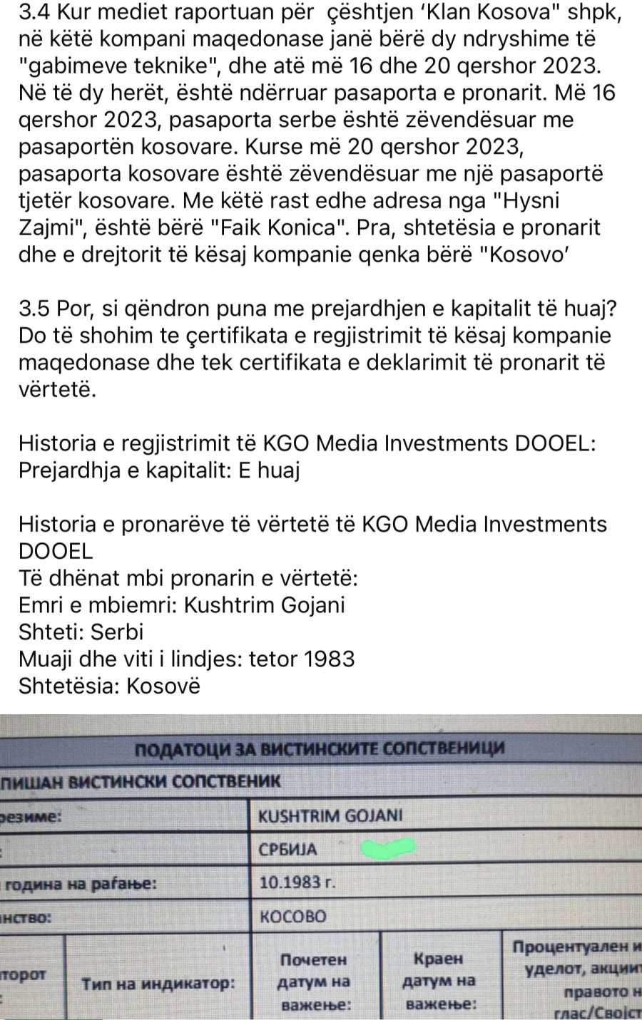 Kosova sot