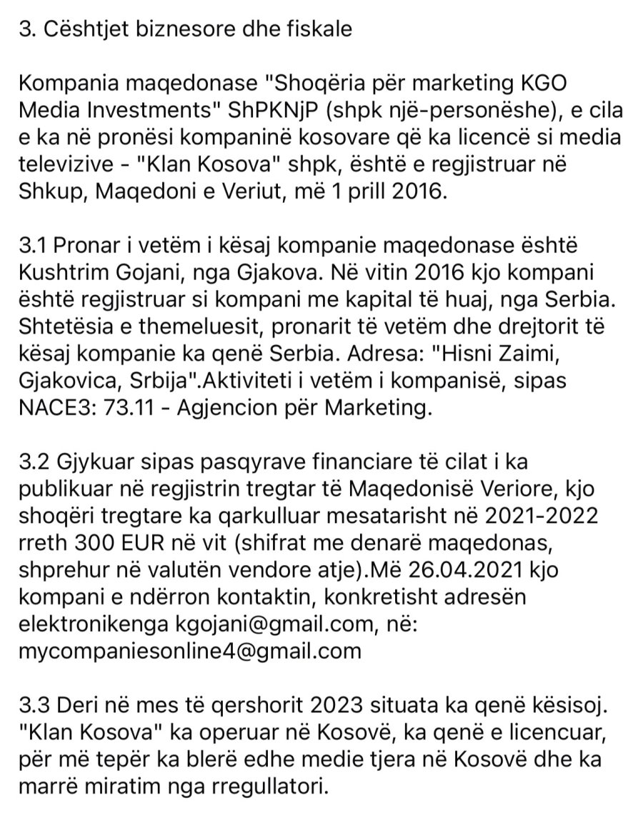 Kosova sot