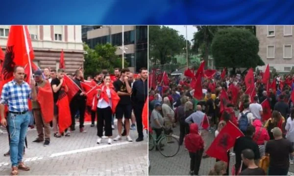 Pas reagimeve të Ramës për situatën në Kosovë qytetarët mblidhen para Kryeministrisë