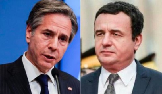 Kurti falënderon Blinken për mbështetjen e vazhdueshme të SHBA-ve për Kosovën