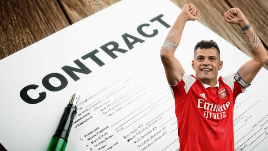 Granit Xhaka po nënshkruan marrëveshje të re me Arsenalin – por sa miliona po i fiton ai aktualisht