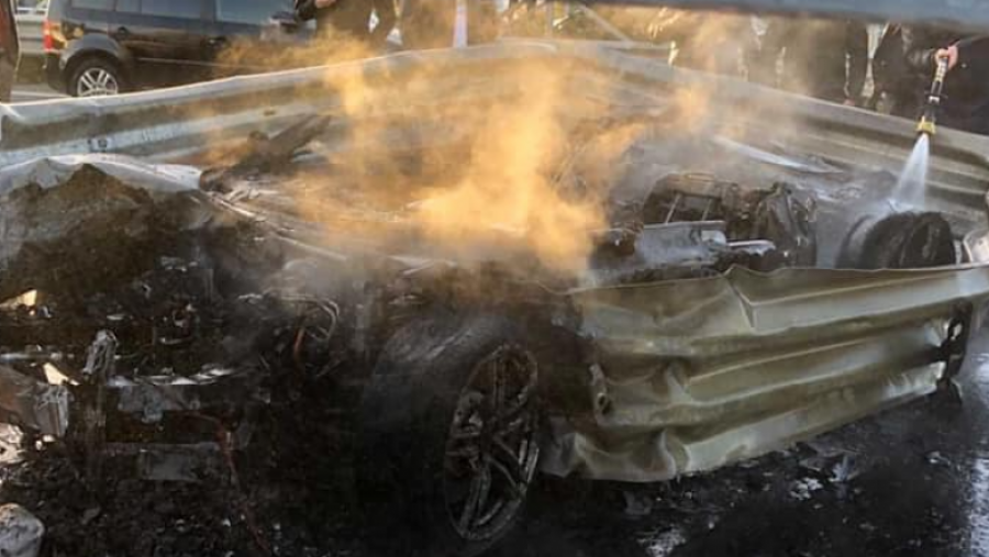 ‘Udhëtimi drejt vdekjes’ publikohen pamje të reja kur Audi A8 çan barrierat dhe ‘fluturon’