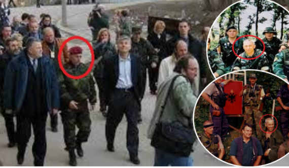 Publikohet fotografia e Gjingjiqit me ushtarakun serb që sulmoi familjen Jashari