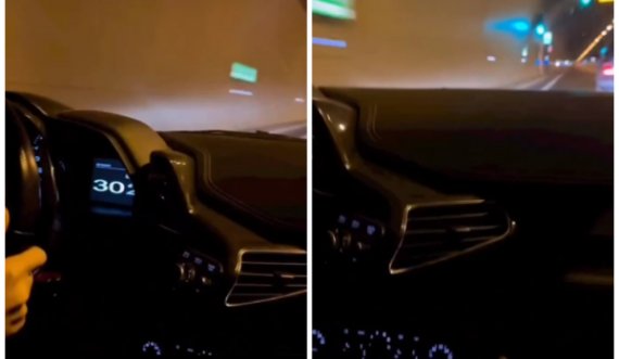 “Na vrave, të kam vëlla”, të rinjtë duke vozitur mbi 300 km/h, shmanget tragjedia 