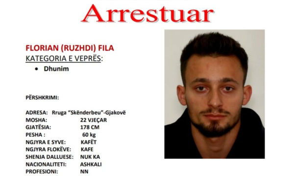 Arrestohet Florian Fila nga Gjakova, kërkohej për dhunim