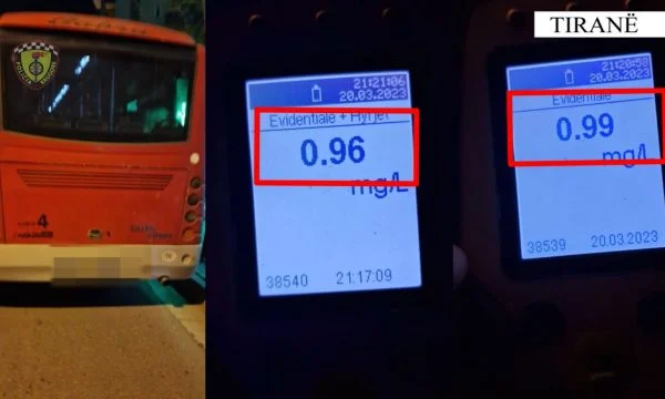 Arrestohet shoferi i autobusit, voziti në gjendje të dehur