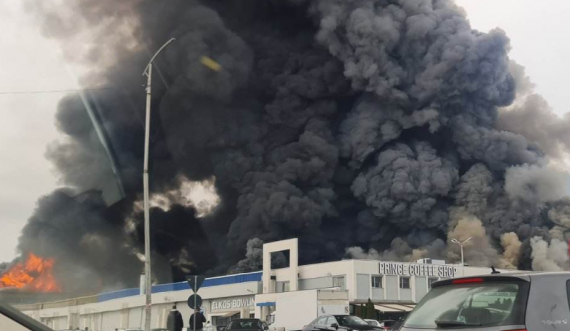 Zjarri në Pejë, 8 persona dërgohen në spital