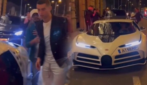 Cristiano Ronaldo  shëtitje  nëpër Madrid me një Bugatti vlerë 8 milionë euro