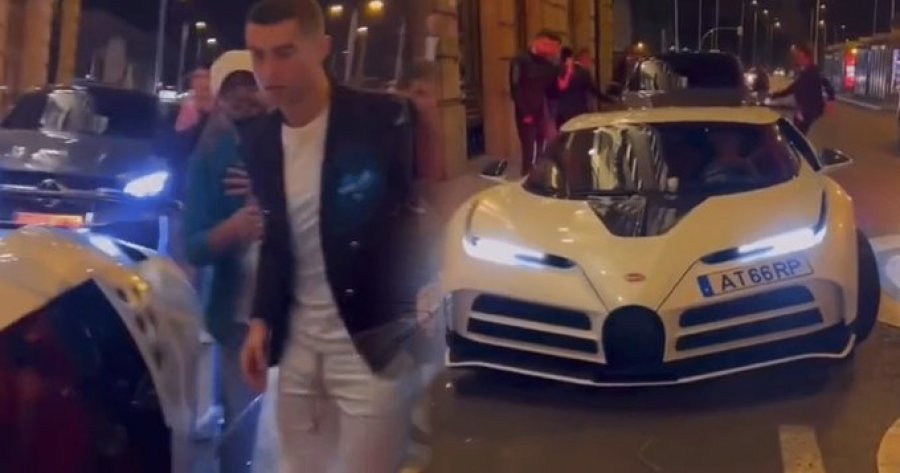 Cristiano Ronaldo  shëtitje  nëpër Madrid me një Bugatti vlerë 8 milionë euro