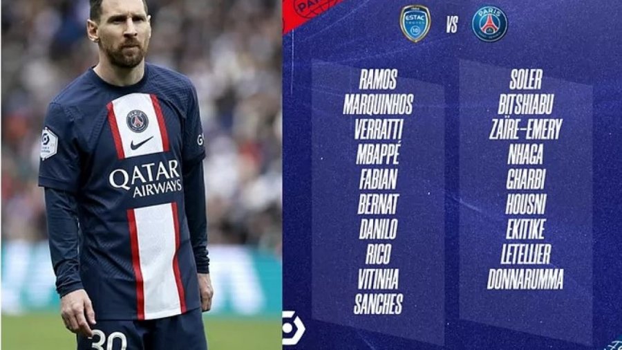 Messi  i pa disiplinuar, i  dënuar, mungon në listën e PSG-së kundër Troyes pavarësisht se ka kërkuar falje