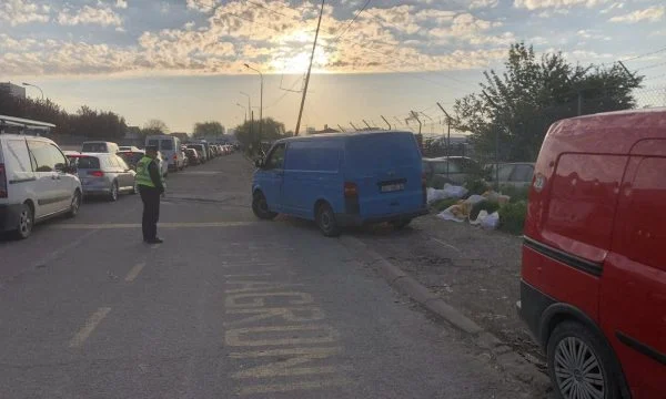 Në afërsi të 'Tregut të Veturave'  inspekcioni e policia aksion