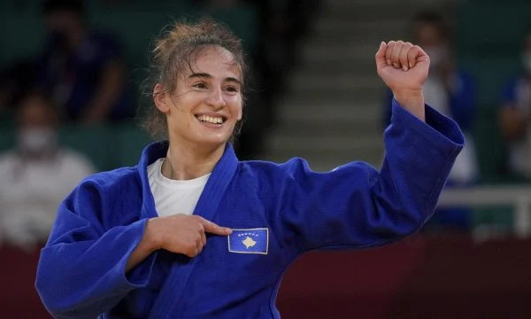 Nora Gjakova e fiton medaljen e artë në 'Grand Slam Baku 2023'