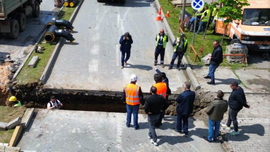 Po finalizohet  edhe kyçja  e lagjes Arbëria në Termokos