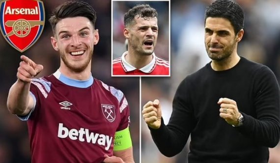 Arsenali ka jep  mbi 100 milionë euro për ta kapur Declan Rice