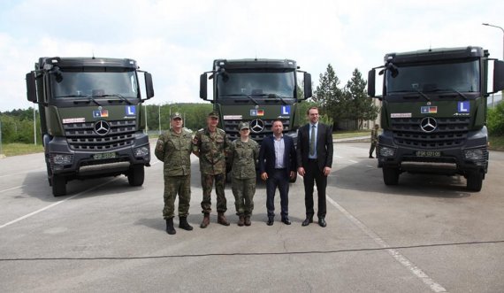  FSK-ja merr donacion nga Gjermania tre kamiona në vlerë 405 mijë euro