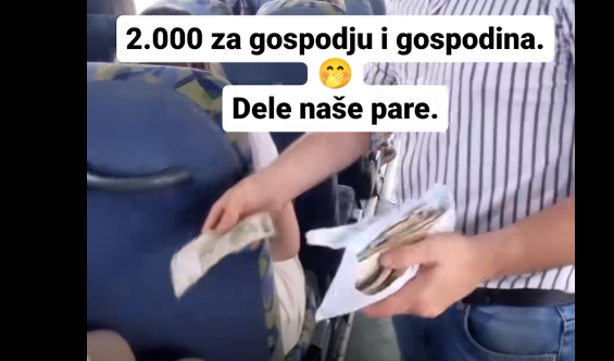 “2 mijë dinarë për person”, kështu i pagoi Vuçiq serbët që i thirri dje në miting?