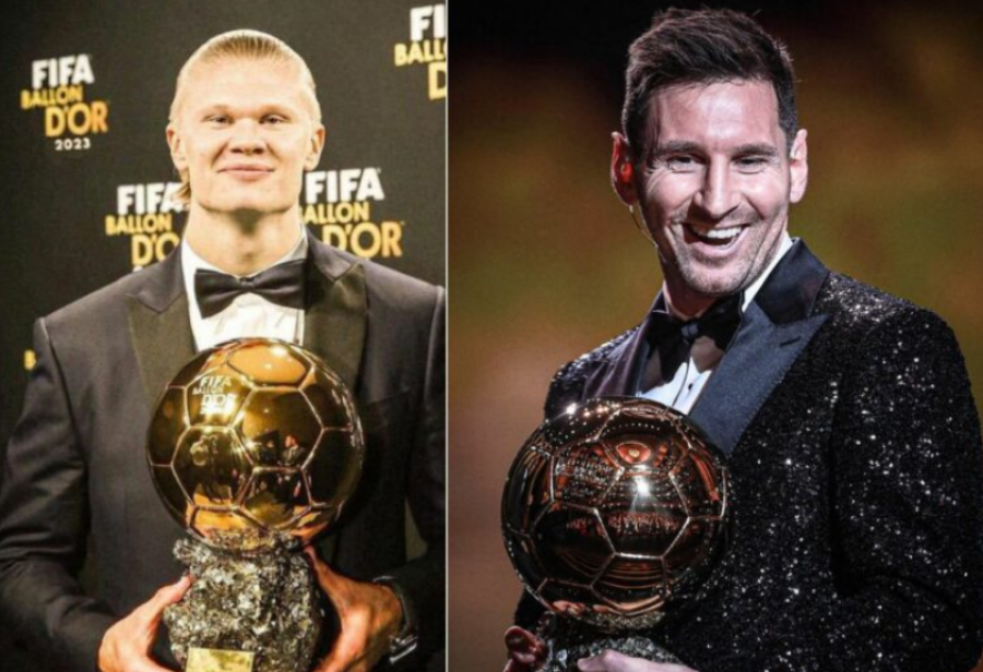  Ja si reagon Erling Haaland për ‘Topin e Artë’ që ia ‘mori’ Leo Messi