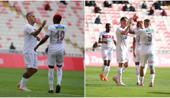 Shqiptari Rey Manaj vazhdon shkëlqimin te Sivasspori, shënon het-trik në Kupën e Turqisë