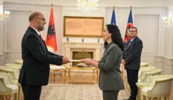 Presidentja Osmani pranoi letrat kredenciale nga ambasadori i ri i Shqipërisë