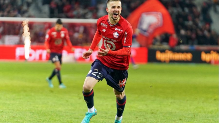 Lille e ngushton epërsinë ndaj Lyon, Zhegrova asiston