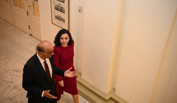 Osmani pritet nga presidenti i Singaporit: Patëm diskutim përmbajtjesor për thellimin e marrëdhënieve mes dy shteteve