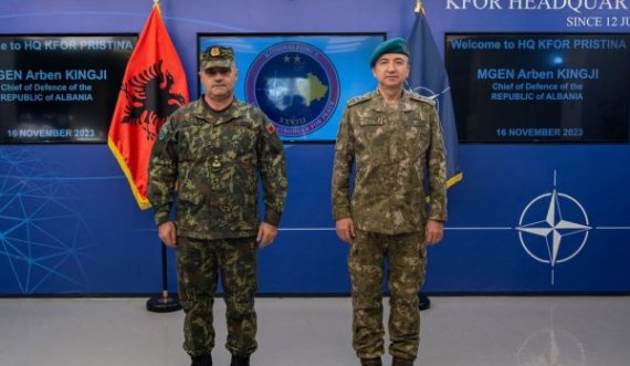 Komandanti i KFOR-it vlerëson kontributin e Shqipërisë në këtë mision