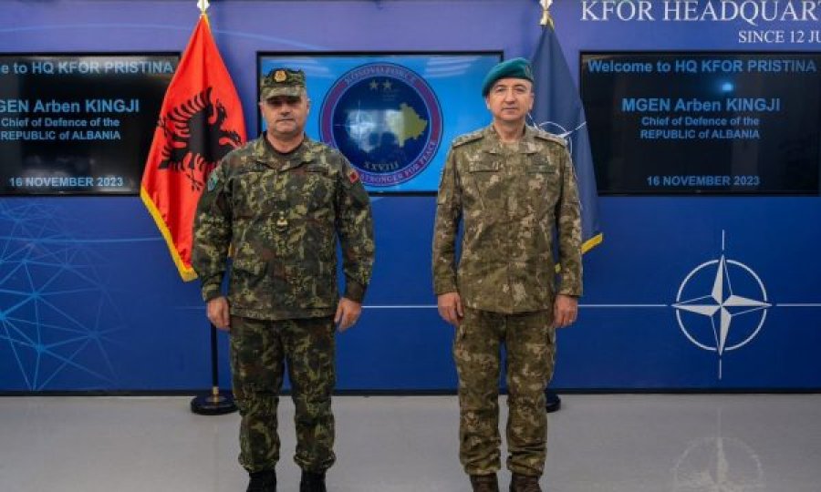 Komandanti i KFOR-it vlerëson kontributin e Shqipërisë në këtë mision