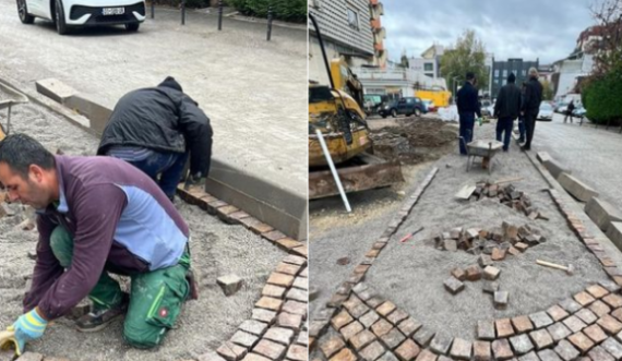  Përparim Rama njofton se ka nisur shtrimi i kalldrëmit prapa ish shtëpisë së mallrave “Gërmia”