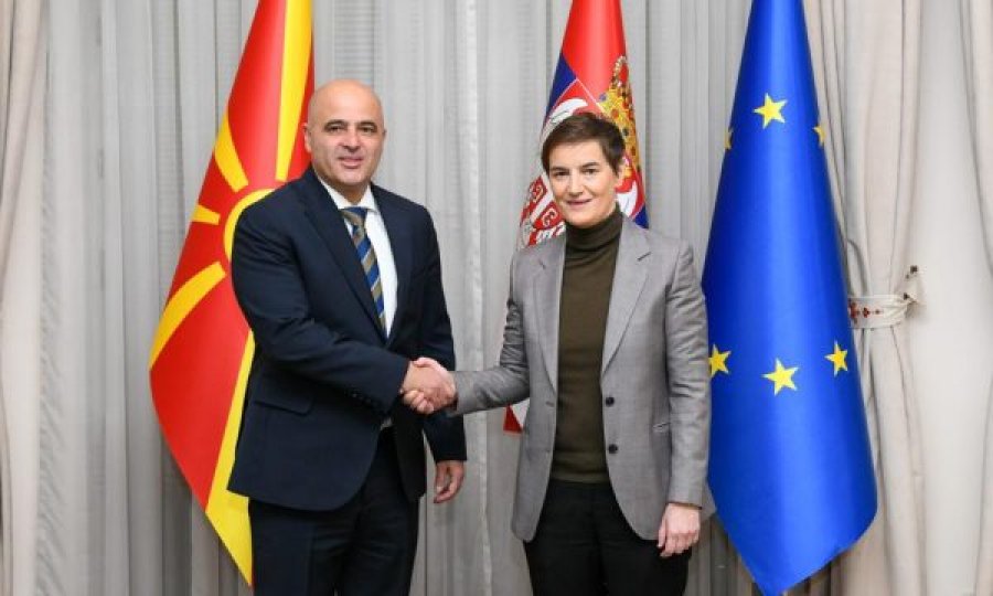 Kovachevski takohet me Ana Bërnabiq në Beograd, Maqedonia e Veriut dhe Serbia mbesin të vetme në Ballkanin e Hapur