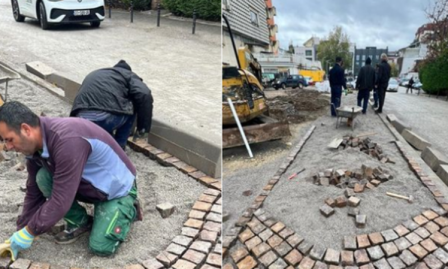 Përparim Rama njofton se ka nisur shtrimi i kalldrëmit prapa ish shtëpisë së mallrave “Gërmia”