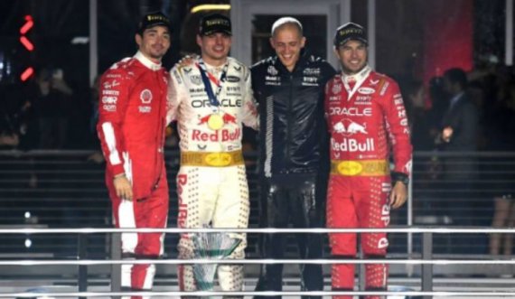 Verstappen 'mbret' edhe në Las Vegas, Leclerc i bashkohet në podium