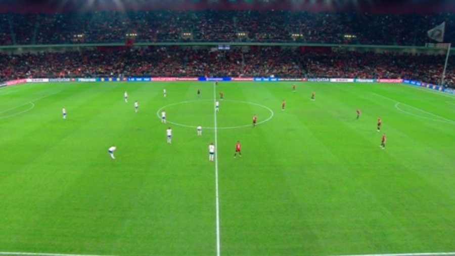 Mbyllet pa gola pjesa e parë në ndeshjen mes Shqipërisë dhe Ishujve Faroe