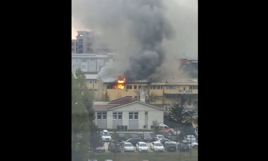 Policia e Kosovës: Në Institutin e Mjekësisë Ligjore në Prishtinë , dy zyra janë përfshirë nga zjarri