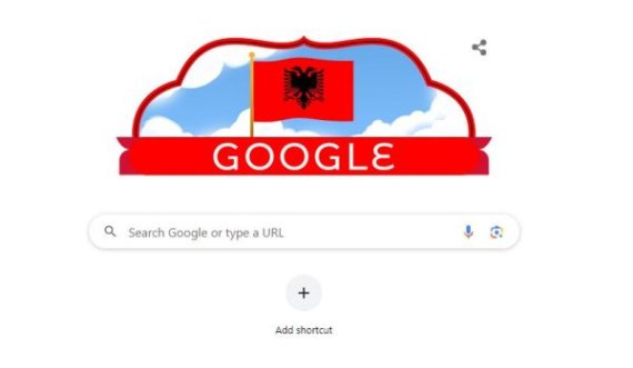 111-vjetori i pavarësisë së Shqipërisë, Google “vishet” kuqezi
