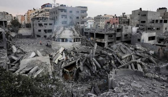 Shikoni se si po duket Gaza e shkatërruar pasi izraelitët e goditën me më shumë se 500 raketa në sulmet e  mbrëmshme 