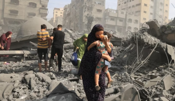 Vjen alarmi nga OKB: Mbi 123 mijë palestinezë zhvendosen brenda Gazës, pas bombardimeve izraelite