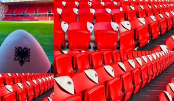 Stadiumi shqiptar mbushet me plisa në të gjitha ulëset, kjo është dhurata që do ta gjejnë të gjithë tifozët sonte  në “Air Albania” 
