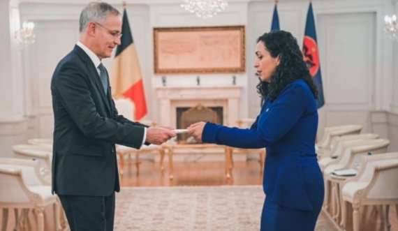 Presidentja Osmani pranon letrat kredenciale nga ambasadori i ri i Belgjikës