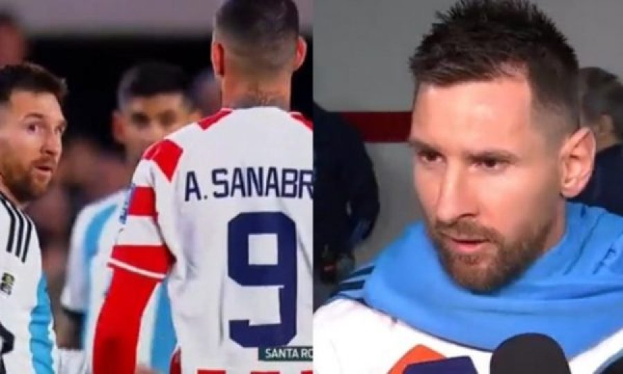 E injoron provokimin serioz: “Nuk e di kush është ky djalë”, ishte reagimi i Messit pasi u pështy nga futbollisti i Paraguait
