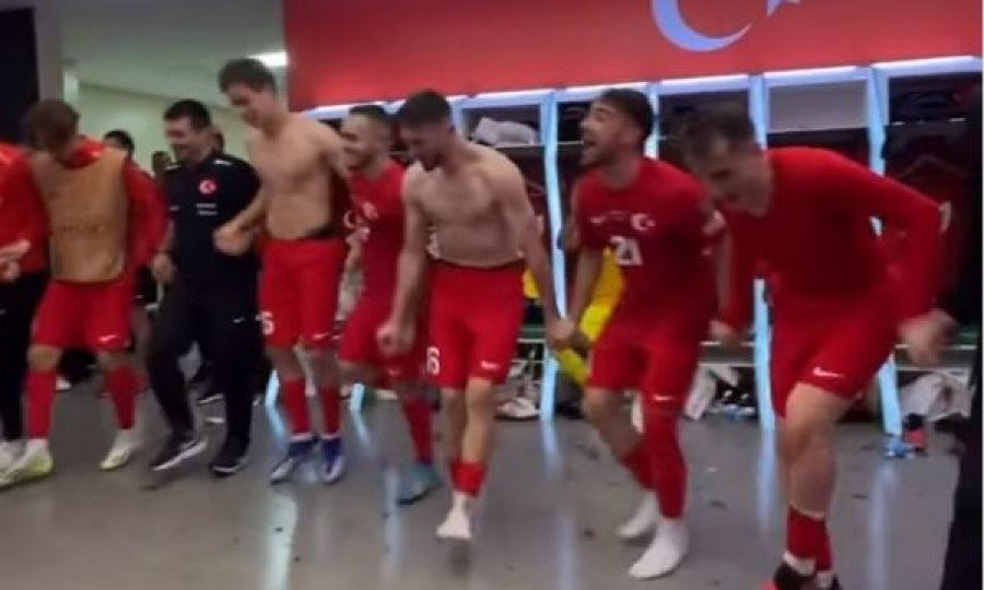 Festimi dhe vallëzimi i turqve për kualifikimin në Evropian mbrëmë ishte vërtetë special