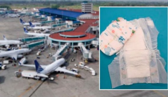 Një pelenë bebesh alarmon autoritetet, e ngatërruan me bombë dhe zbritën pasagjerët nga avioni
