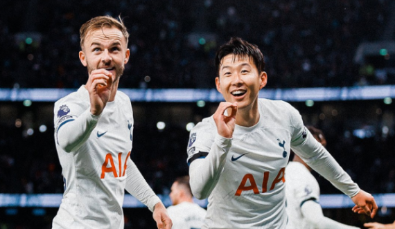 Tottenhami vazhdon me fitore, pa konkurrencë në Premierligë